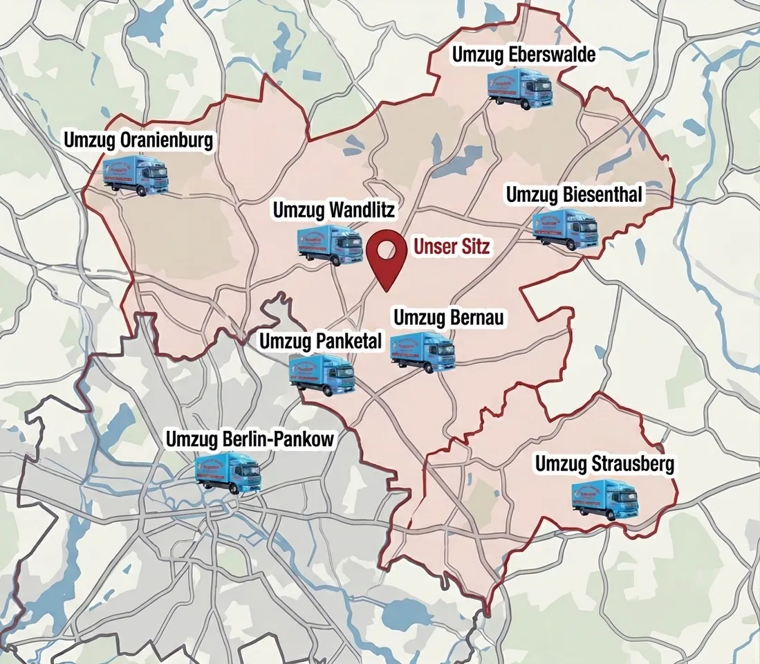 Paasche-Umzüge Einsatzgebiet